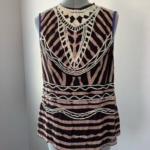 Nanette Lepore hand beaded Designer Top